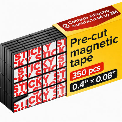 Super Sticky Magnetic Tape for DIY & Crafts, 20ft x 1/2in (6m x 1.25cm)