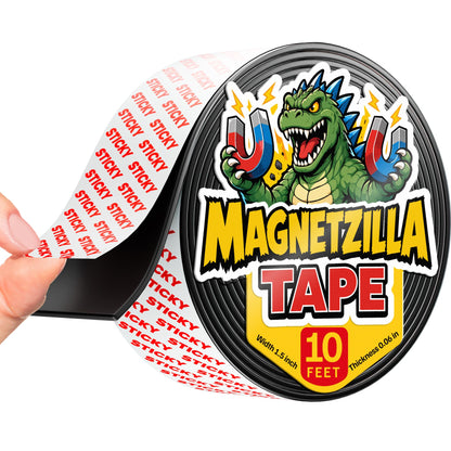 Super Sticky Magnetic Tape for DIY & Crafts, 20ft x 1/2in (6m x 1.25cm)