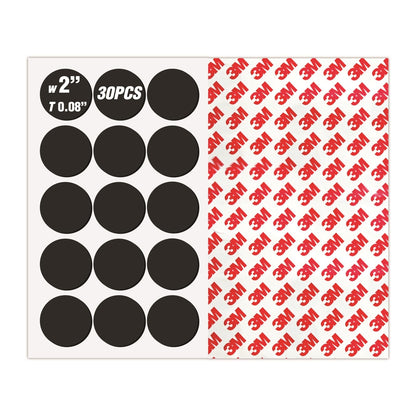 Small Magnets with Adhesive Backing for Crafts,Self Sticky Magnetic Sticker,Round Adhesive Dot Magnets for Classroom (36Pcs Circle 3/4 X 0.08 Rubber Magnets)
